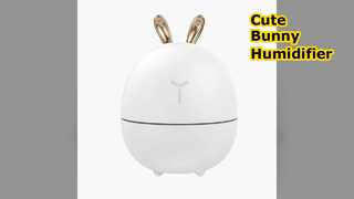 Cute Bunny Humidifier With Night Light