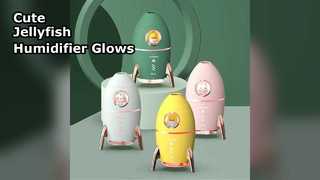 Cute Jellyfish Humidifier Mini LED Lamp for Your Space
