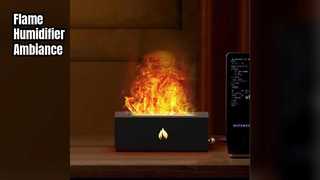 Flame Humidifier Aromatherapy Relaxing Ambiance