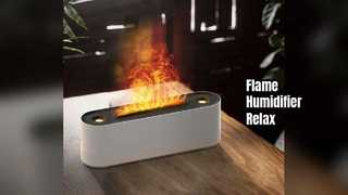 Flame Volcano Humidifier Aroma Diffuser