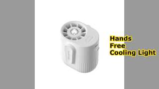 Cooling Fan Hands Free LED Light