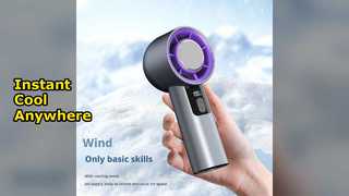 Mini Portable Fan 3000mAh Brushless Motor