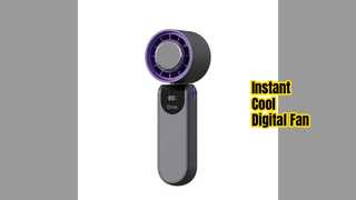 Portable Fan Digital Display Cools You Instantly