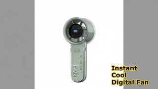 Mini Fan Digital Display High Speed Cooling