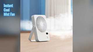 Portable Misting Fan Cools You Instantly