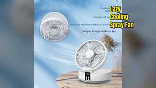 Lazy Cooling Fan Remote Spray Battery Powered