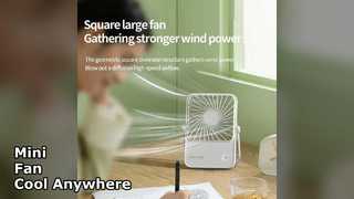 Mini Folding Fan Cools Office Sleep Bedside