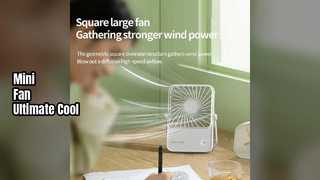 Mini Folding Fan Cools Office Sleep Bedroom