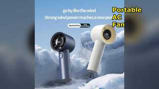 Mini Handheld Fan Portable AC Outdoor Cooling