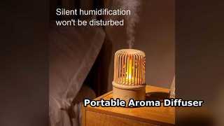 Portable Humidifier Aroma Diffuser USB Music LED