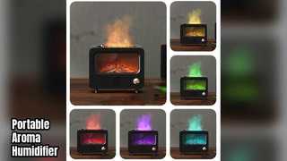 Portable Aroma Diffuser Humidifier USB Night Light