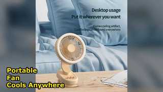 Portable USB Fan Rechargeable Home Office
