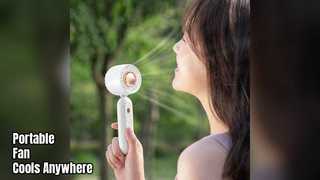 Portable Dual Use Fan Rechargeable Mini Handheld Desktop