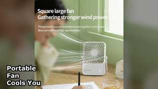 Portable Mini Fan Cools You Anywhere
