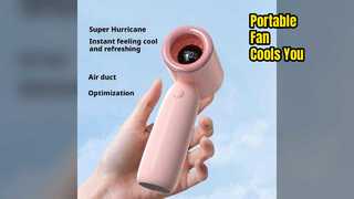 Mini Portable Fan Brushless Motor High Speed Cooling