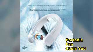 Mini Wearable Fan Cools & Humidifies