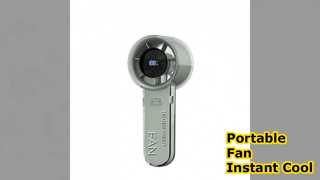 Portable Mini Fan Digital Display 2000mAh
