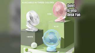 Clip On Fan Quiet Aroma Desk Fan
