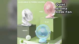 Clip On Fan Quiet Aroma Cool Desk
