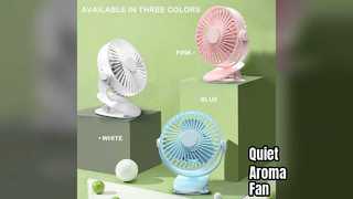 Clip On Fan Quiet Aroma Cooling