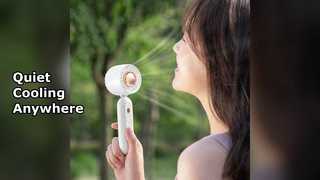 Portable Dual Use Mini Fan Rechargeable Quiet Cooling