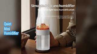 Mini Humidifier Quiet Color LED USB Portable