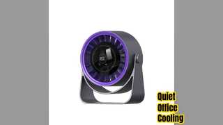 Quiet Portable Office Fan Remote Control Cooling