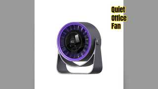 Quiet Portable Office Fan Remote Control Cooling