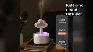 Cloud Rainbow Diffuser Relaxing Bedroom Ambiance