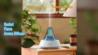 Rocket Flame Aroma Humidifier Cool Mist