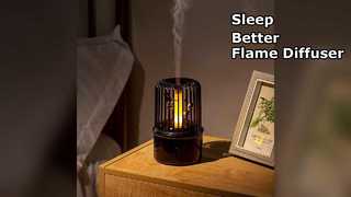 Sleep Aid Humidifier Flame Diffuser USB