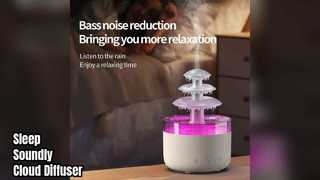 Cloud Humidifier White oise Glow LED Aroma