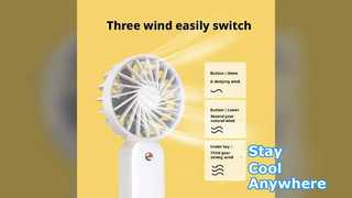 Mini Portable Fan Cools You Anywhere