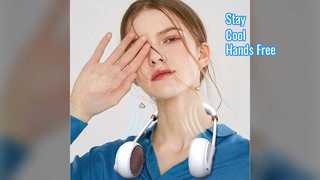 Neck Fan 2000mAh Lightweight USB Cooling Outdoor