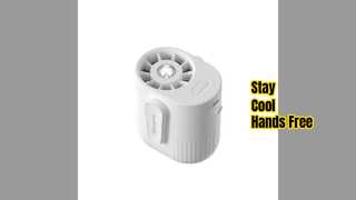 Hands Free Fan Cools You Anywhere