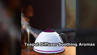 Teapot Aroma Diffuser 7 Color LED
