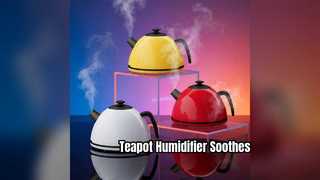 Teapot Humidifier Aroma Diffuser 7 Color LED