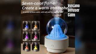 Volcano Aromatherapy Diffuser 7 Color LED Office
