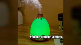 Volcano Aromatherapy Diffuser LED Air Purifier