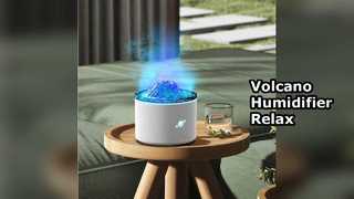 Mini Volcano Humidifier 7 Color Aromatherapy Diffuser